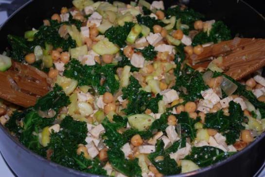 Lemony Chickpea Stir-Fry