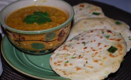 Easy Red Lentils with Scallion&nbsp;Flatbread