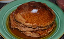 Sweet Potato Coconut Nog&nbsp;Pancakes