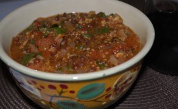Lentil Quinoa Stew with Red&nbsp;Chard