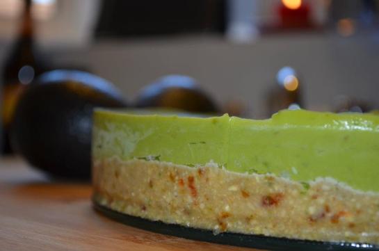 Raw Lime Mousse Pie
