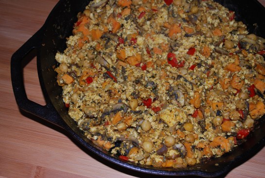Sweet Potato Tofu Hash