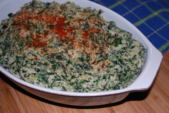 Healthy Spinach Artichoke Dip